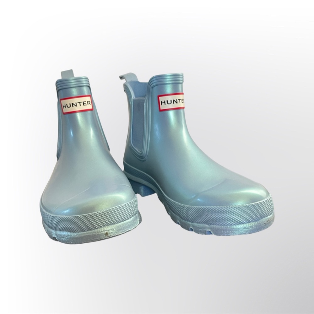 Hunter Chelsea Boot Blue Thistle